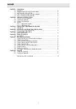 Preview for 2 page of Minipack-Torre MV31 Installation, Operation And Maintenance Manual