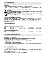 Preview for 9 page of Minipack-Torre MV31 Installation, Operation And Maintenance Manual