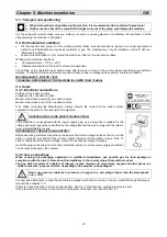 Preview for 28 page of Minipack-Torre MV35 XP PolyScience Installation, Operation And Maintenance Manual