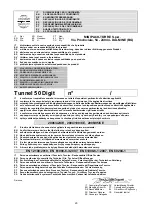 Preview for 86 page of Minipack-Torre Tunnel 50 Digit Installation, Operation And Maintenance Manual