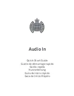 Preview for 1 page of MINISTRY OF SOUND Audio In Quick Start Manual