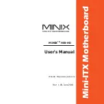 Предварительный просмотр 1 страницы Minix H55-HD User Manual