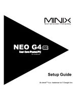 Preview for 1 page of Minix NEO G$ Setup Manual