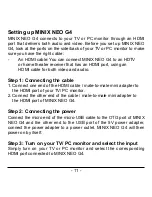 Preview for 11 page of Minix NEO G4 Setup Manual