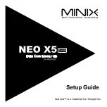 Minix NEO X5 Setup Manual предпросмотр