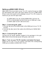 Preview for 10 page of Minix NEO X7mini Setup Manual