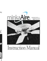 Preview for 1 page of Minka-Aire contactor F547 Instruction Manual