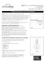 Preview for 1 page of Minka Group minkaAire AireControl RC1000 Instructions