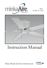 Preview for 1 page of Minka Group MinkaAire Mesa F566 Instruction Manual