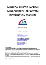 Preview for 2 page of Minleon Multifunction Mini Controller Instruction Manual