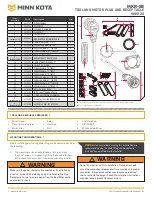 Предварительный просмотр 1 страницы MINN KOTA 1865120 Manual