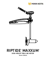 Предварительный просмотр 1 страницы MINN KOTA ENDURA MAX Engine Mount 101 Owner'S Manual