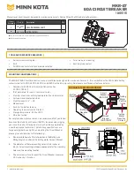 MINN KOTA MKR-27 Manual preview