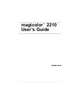 Preview for 1 page of MINOLTA-QMS MAGICOLOR 2210 User Manual