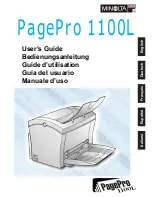 Предварительный просмотр 1 страницы MINOLTA-QMS PagePro 1100L User Manual