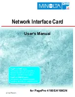 MINOLTA-QMS PagePro 4100E User Manual предпросмотр