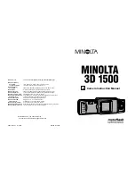 Предварительный просмотр 30 страницы Minolta 3D 1500 Manual