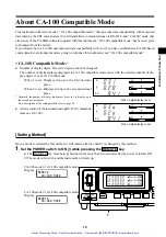 Preview for 18 page of Minolta CA-100PLUS - Instruction Manual