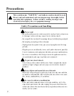 Preview for 4 page of Minolta CD-10 Instruction Manual