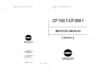 Minolta CF1501 Service Manual предпросмотр