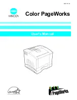 Minolta Color PageWorks User Manual preview