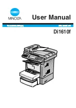 Preview for 1 page of Minolta DI1610F User Manual