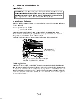 Preview for 5 page of Minolta Di251 Service Manual