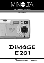 Minolta DiMAGE E201 (Swedish) Bruksanvisning preview