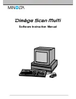 Minolta Dimage Scan Multi Instruction Manual preview