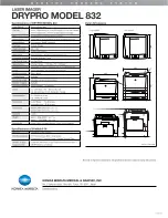 Preview for 4 page of Minolta DRYPRO 832 Brochure & Specs