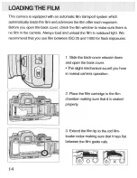 Preview for 16 page of Minolta DYNAX 600si Classic Instruction Manual