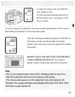 Preview for 17 page of Minolta DYNAX 600si Classic Instruction Manual