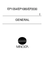 Minolta EP1054 User Manual preview