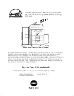 Minolta EP6000 Operator'S Manual preview