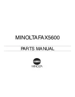 Minolta FAX5600 Parts Manual preview