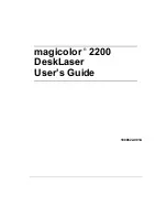 Minolta Magicolor 2200 User Manual preview