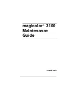 Preview for 1 page of Minolta Magicolor 3100 Series Maintenance Manual