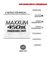 Предварительный просмотр 1 страницы Minolta MAXXUM 450SI - PART 2 Manual