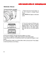 Предварительный просмотр 42 страницы Minolta MAXXUM 450SI - PART 2 Manual