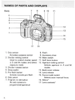 Предварительный просмотр 6 страницы Minolta Maxxum Dynax 3xi Instruction Manual