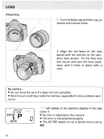 Предварительный просмотр 12 страницы Minolta Maxxum Dynax 3xi Instruction Manual