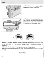 Предварительный просмотр 18 страницы Minolta Maxxum Dynax 3xi Instruction Manual