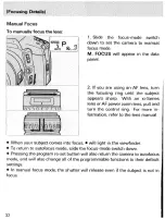 Предварительный просмотр 34 страницы Minolta Maxxum Dynax 3xi Instruction Manual