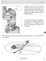 Предварительный просмотр 47 страницы Minolta Maxxum Dynax 3xi Instruction Manual