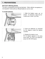 Предварительный просмотр 11 страницы Minolta MAXXUM FLASH 5400XI Manual