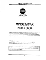 Preview for 5 page of Minolta MF2600 Operator'S Manual