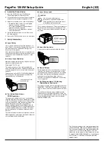 Preview for 2 page of Minolta PagePro 1250W Setup Manual