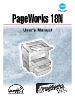 Minolta PageWorks 18N User Manual preview