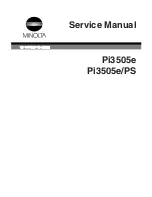 Preview for 1 page of Minolta Pi3505e Service Manual