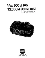 Minolta Riva Zoom 105i Instruction Manual preview